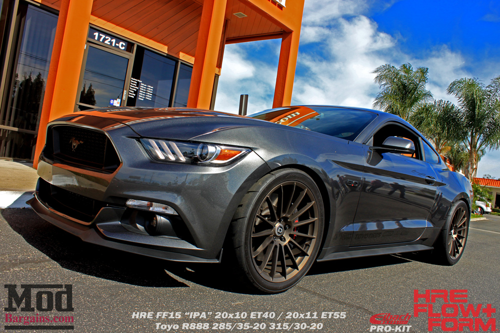 Eibach Pro-Kit Springs for 2015+ Ford Mustang GT 35145.140 on HRE FF15 Wheels Eibach Pro-Kit Springs for 2015+ Ford Mustang GT 35145.140 on HRE FF15 Wheels