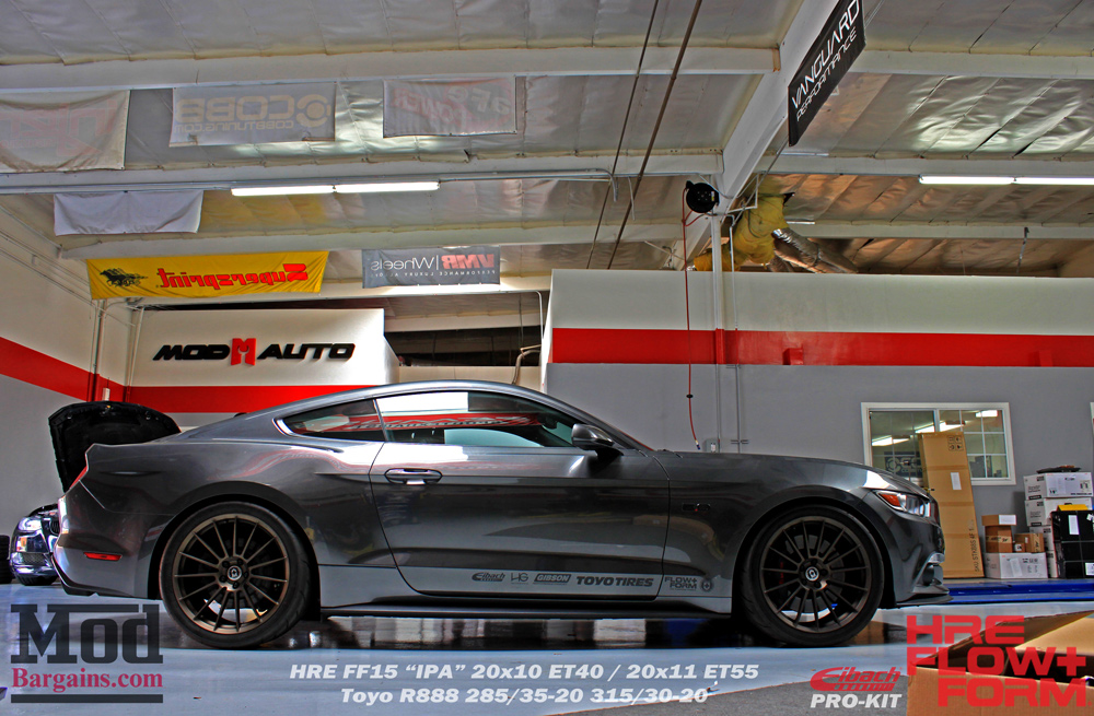Eibach Pro-Kit Springs for 2015+ Ford Mustang GT 35145.140 on HRE FF15 Wheels Eibach Pro-Kit Springs for 2015+ Ford Mustang GT 35145.140 on HRE FF15 Wheels