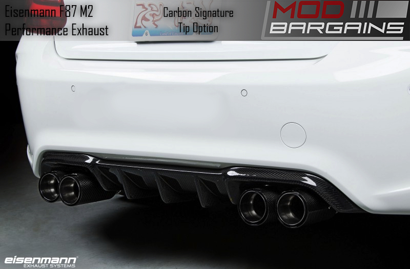 Eisenmann Exhaust for F87 M2 Installed With Carbon Tips