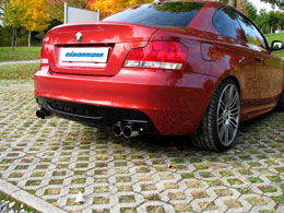 Eisenmann Exhaust BMW E82 135i Round Dual Tips (4 x 76 mm)