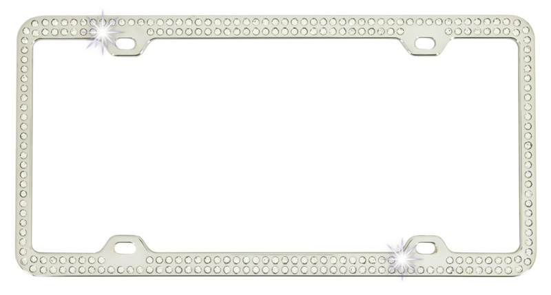 Buy Mosaic Crystals License Plate Frame @ ModBargains.com