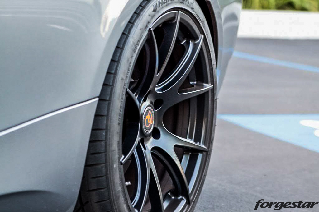 Forgstar CF5V in Satin Black w/ Hankook Ventus V12 Tires