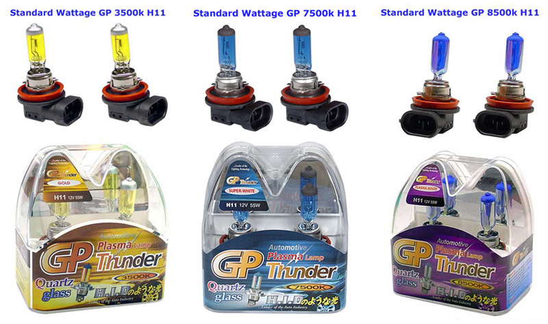 GP Thunder H11 Bulb Comparison