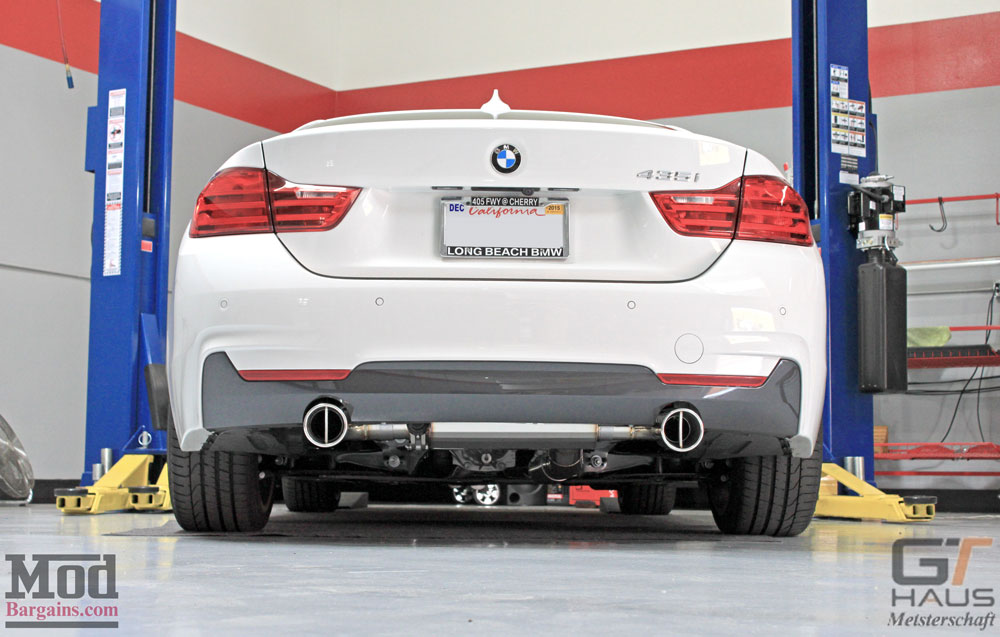 GTHaus Meisterschaft GT EVC Cat/Turbo-Back Exhaust for 2014+ BMW 435i/xi [F32] E-Valve Control