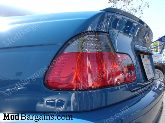 BMW E46 4 Piece Tail Lights Rear View