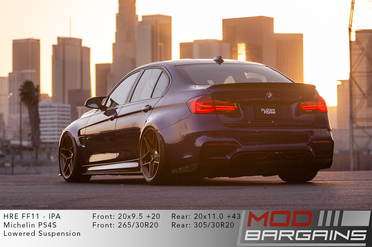 BWM F80 M3 on HRE FF11 Wheels IPA Matte Bronze