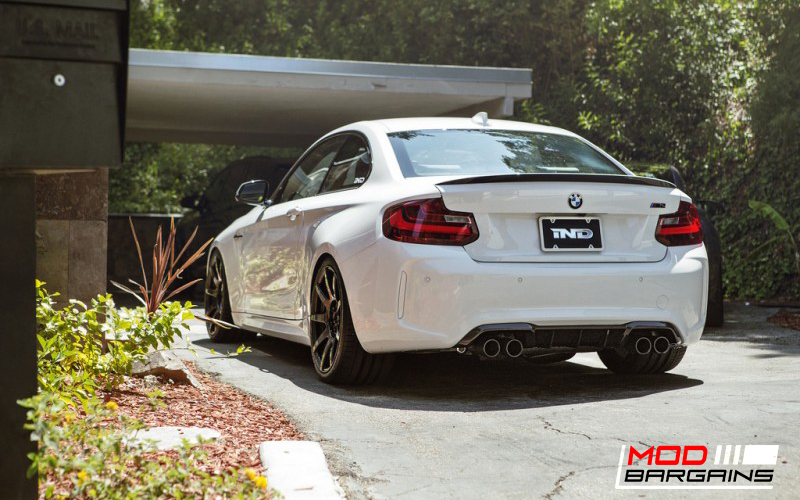 Painted Rear Reflector Installed on BMW M2 F87