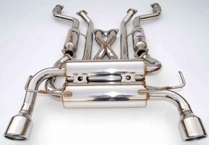 Invidia Gemini Cat-Back Exhaust System Stainless Steel Full View