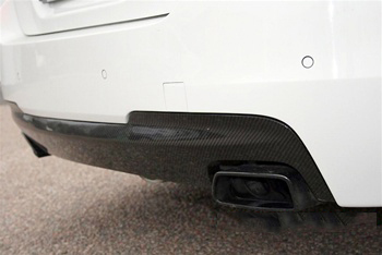 BMW F10 5 Series M Tech Carbon Fiber Rear Diffuser Close Up