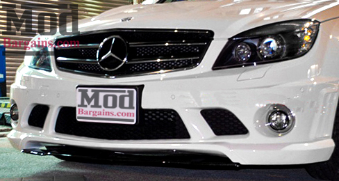 Front Lip/Carbon Chin Spoiler for 2012+ Mercedes C63 AMG [W204] K Style