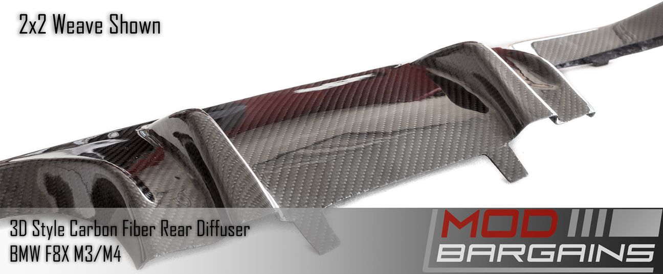 Carbon Fiber 3D Rear Diffuser BMDI8X05