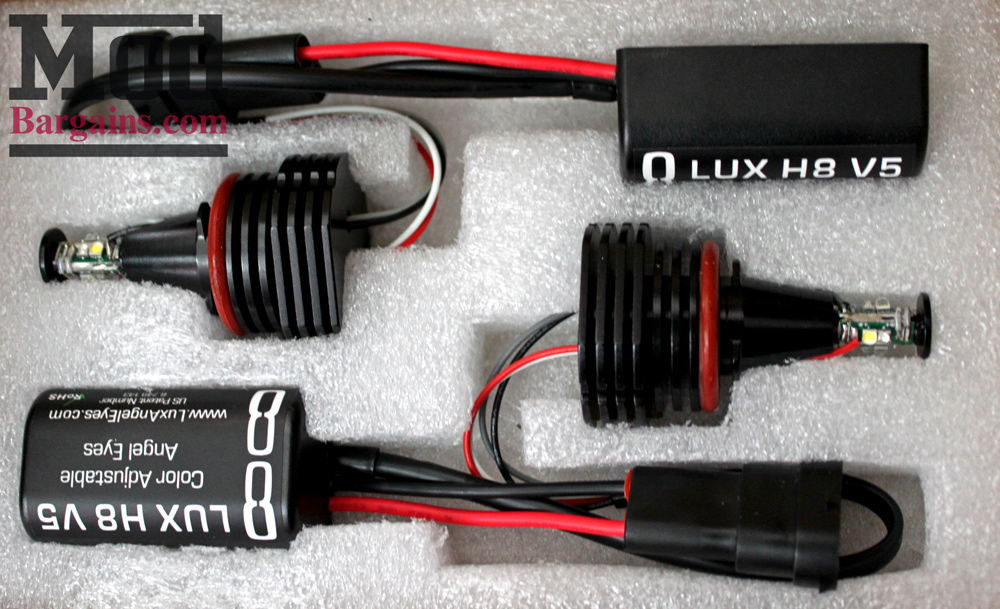 LUX H8 V5 Color Adjustable Angel Eyes for BMW