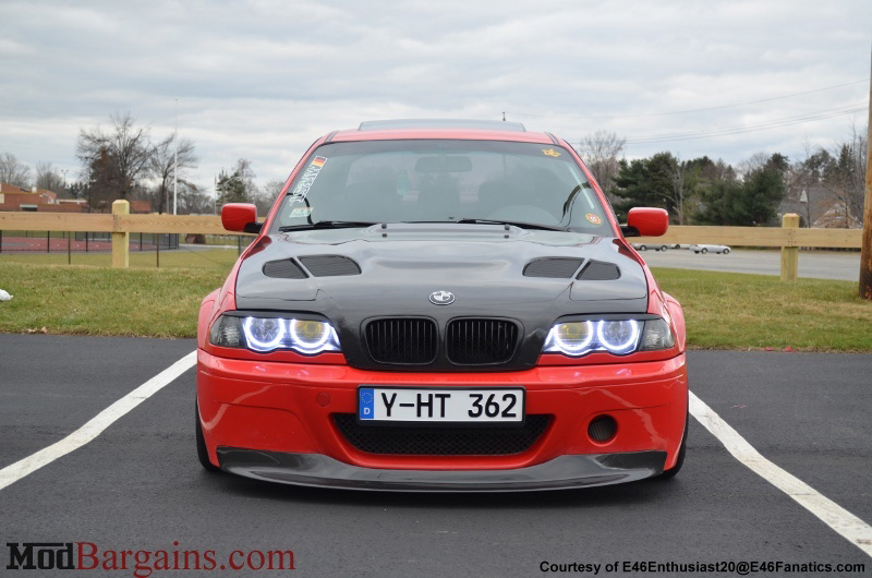 1 Piece Carbon Fiber Lip for E46 CSL Style Front Bumper