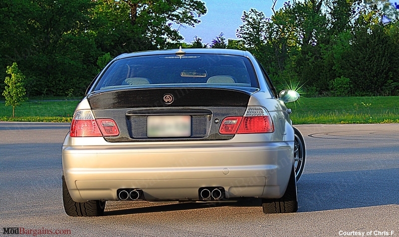 CSL Boot Lid for BMW E46 Coupe/M3 Carbon Fiber Sold at ModBargains.com