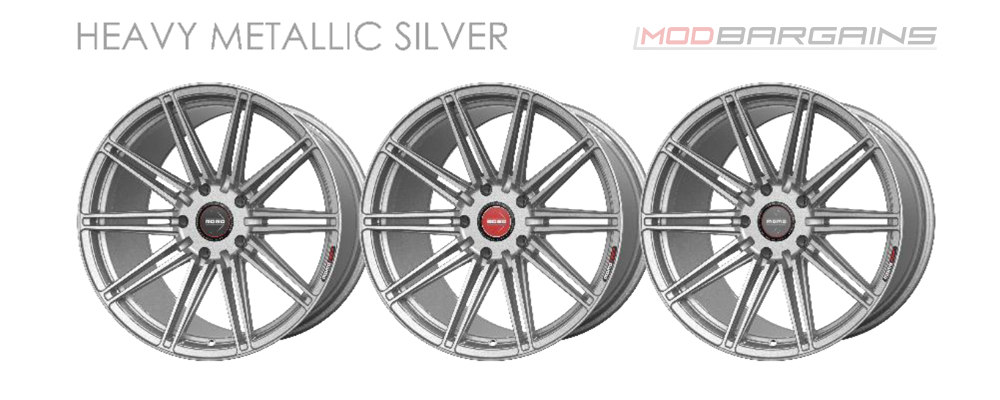 Momo RF-10S Wheel Color Options Heavy Metallic Silver Modbargains