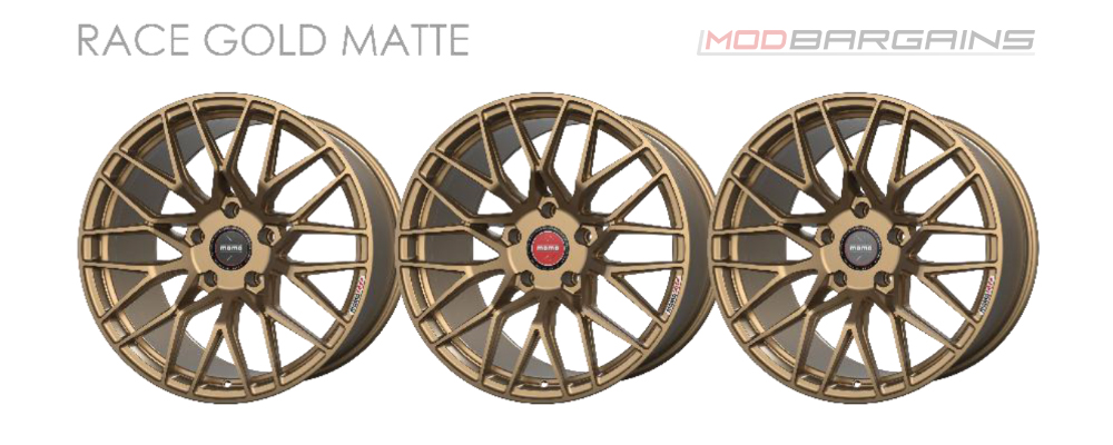 Momo RF-20 Wheel Color Options Race Gold Matte Modbargains