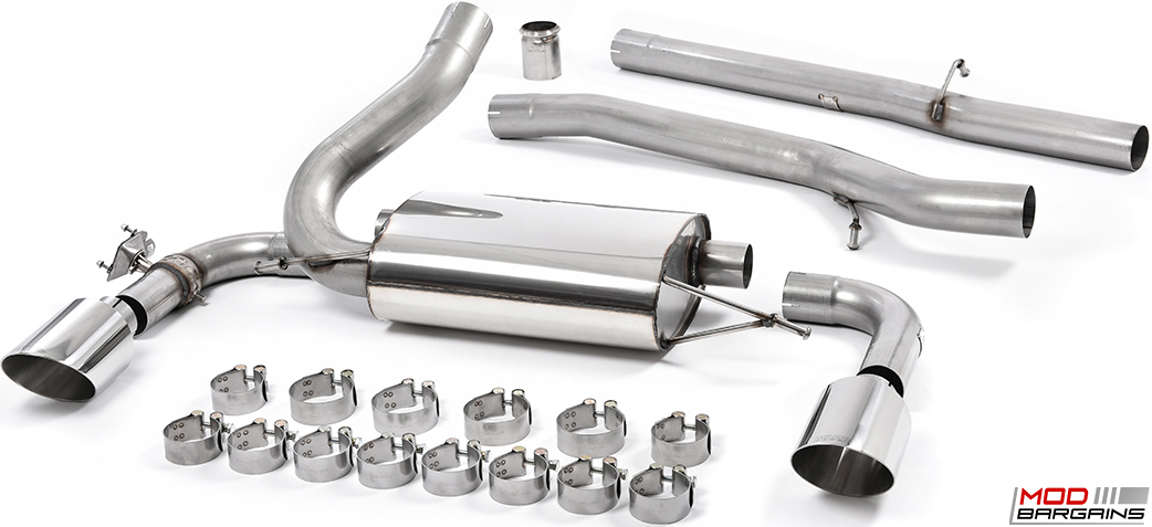 MIlltek Sport Polished Cat-Back Exhaust System