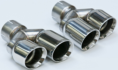 Milltek Polished Quad Tips Audi B8 S4