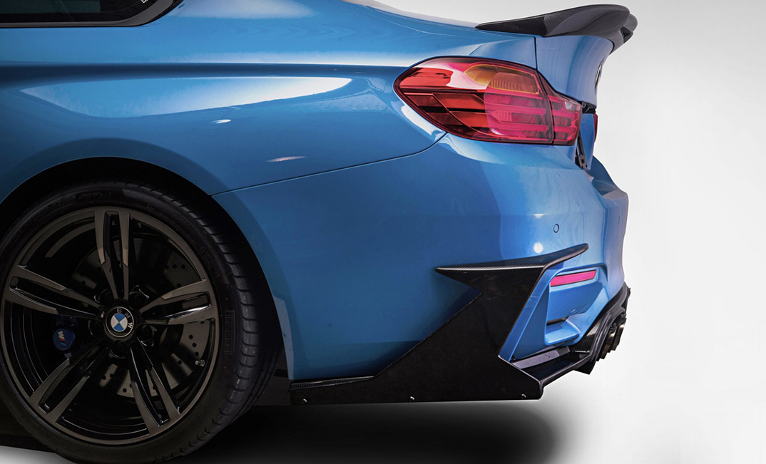 Morph Auto Design Fang Spoiler Installed on BMW M4 F82