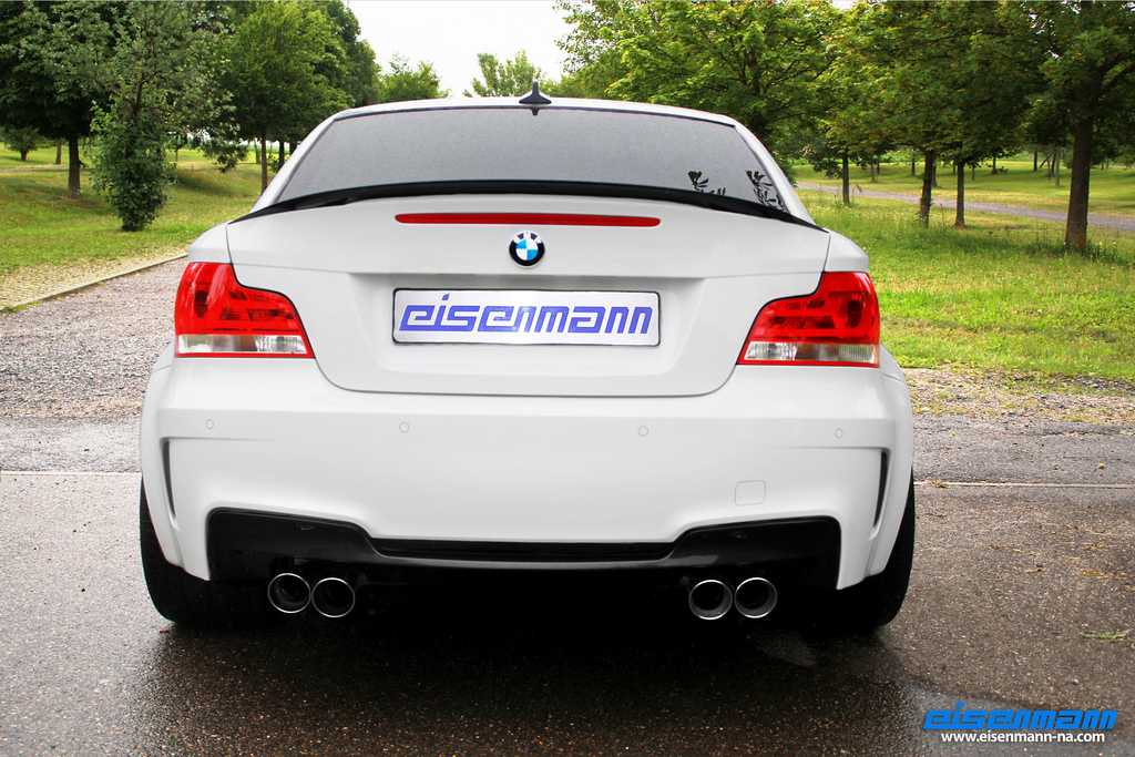 Eisenmann E82 1M BMW Exhaust System Back Shoot