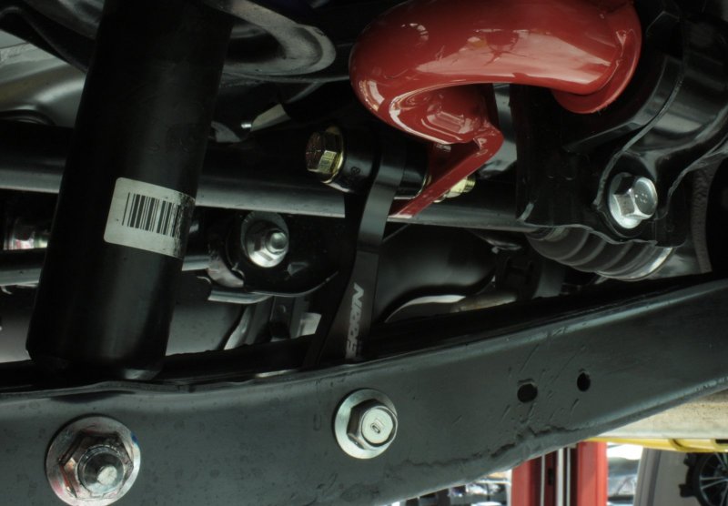 Perrin Rear Endlinks with Polyurethane Bushings for Scion FRS and Subaru BRZ Installed
