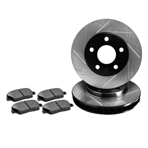 R1 Concepts Premier Slotted Rotors + Pads