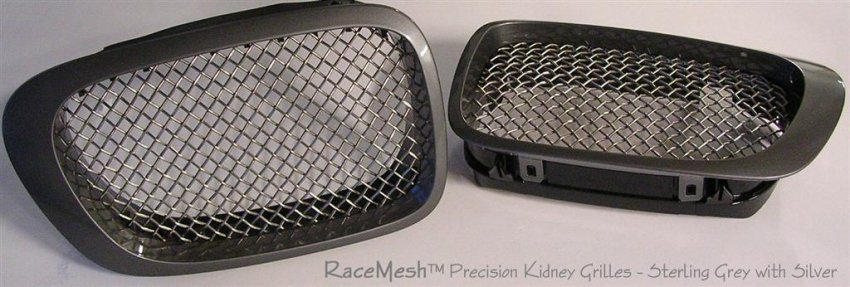 Kidney Grilles (Mesh) for 1999-2001 BMW 3-Series Coupe [E46]