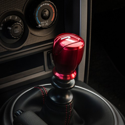 Raceseng Apex R Shift Knob Red Installed