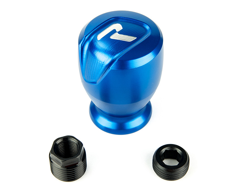 Raceseng Apex R Shift Knob in Blue with Adapters