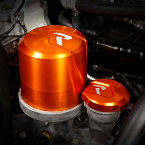 Raceseng Oil Dome and Fill Cap Silver for FRS and BRZ Installed