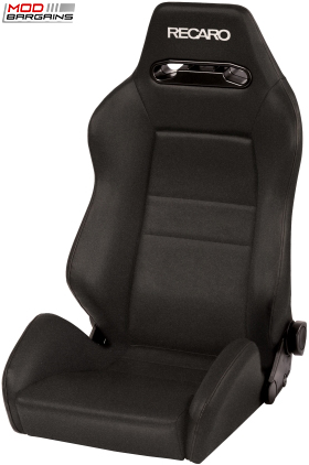 Recaro Speed Black Avus w/ White Logo