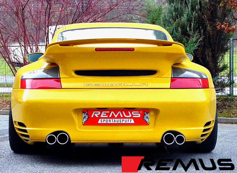 Remus Sport Exhaust for Porsche 911 Turbo / GT2 Installed (3)