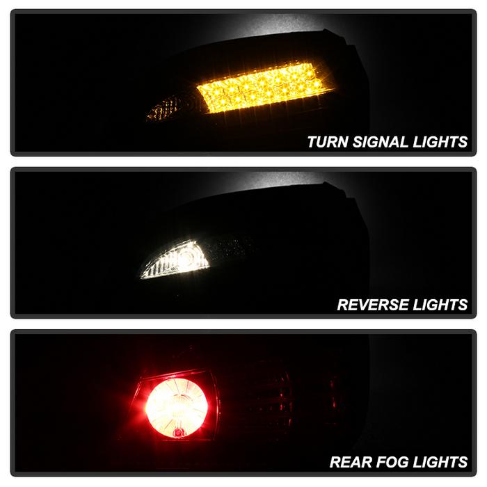Spyder LED Smoked Tail Lights for 2008-2010 BMW 525i/530i/535i/550i/M5 [E60] ALT-YD-BE6008-LED-SM