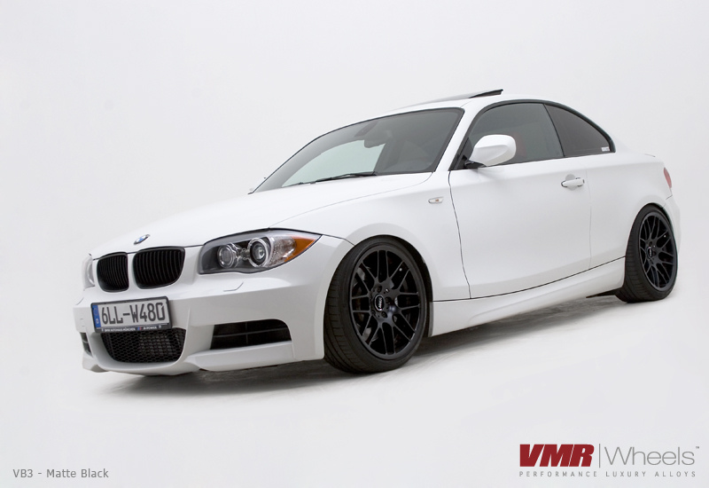 VMR VB3 Matte Black BMW 135i