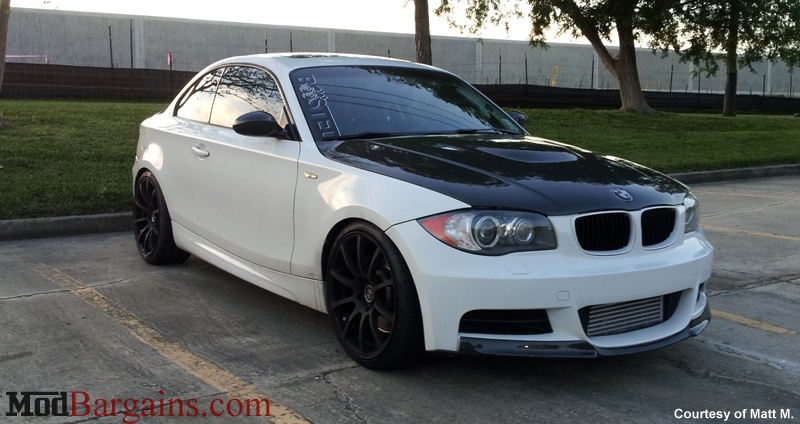 VMR Wheels V701 Advan RS Style Matte Black on White E82