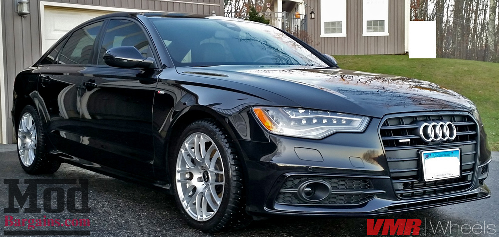 VMR V718 Wheels Hyper Silver on 2014 Audi A6 C7 18x8.5 ET35