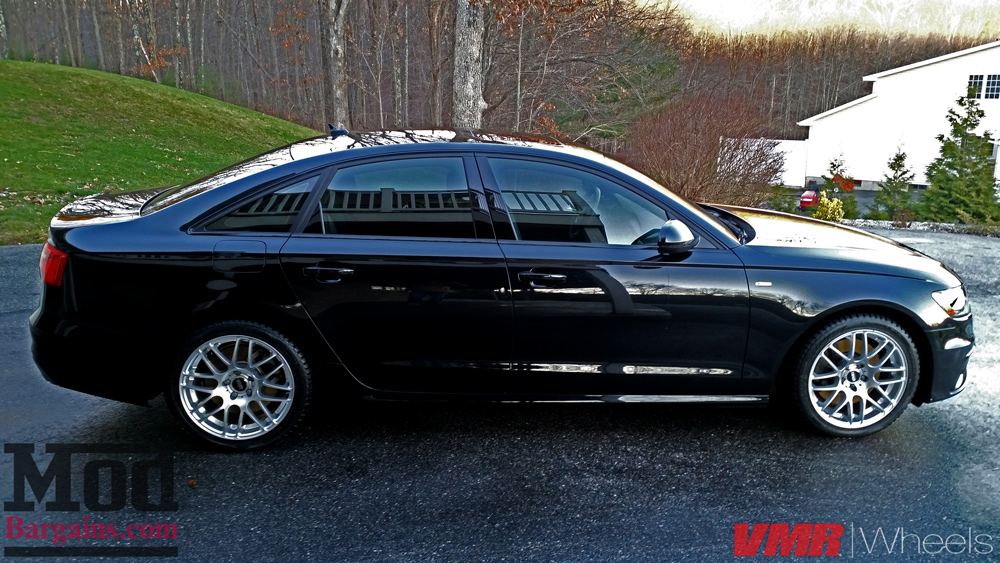 VMR V718 Wheels Hyper Silver on 2014 Audi A6 C7 18x8.5 ET35