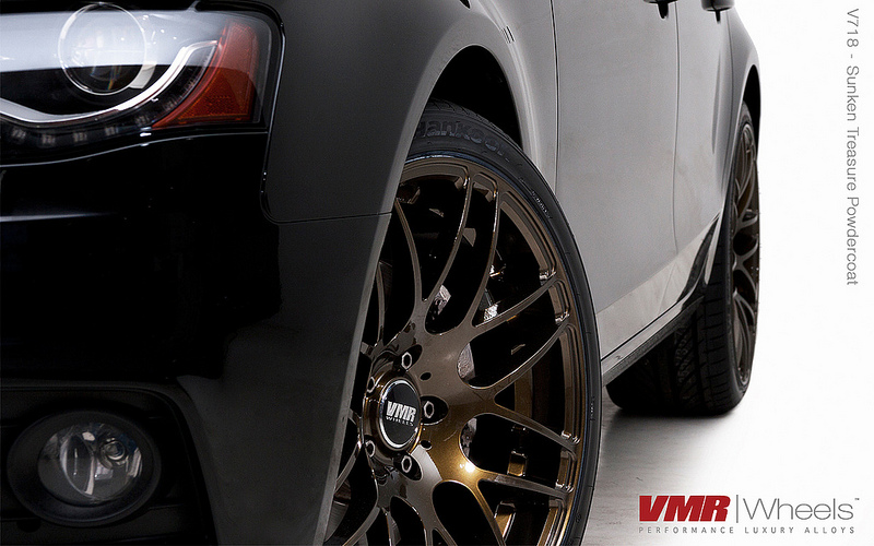 VMR V718 Wheels Sunken Treasure on B8 Audi A4