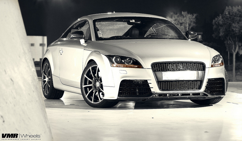 VMR Wheels V701 Advan RS Style Gunmetal on Audi TT