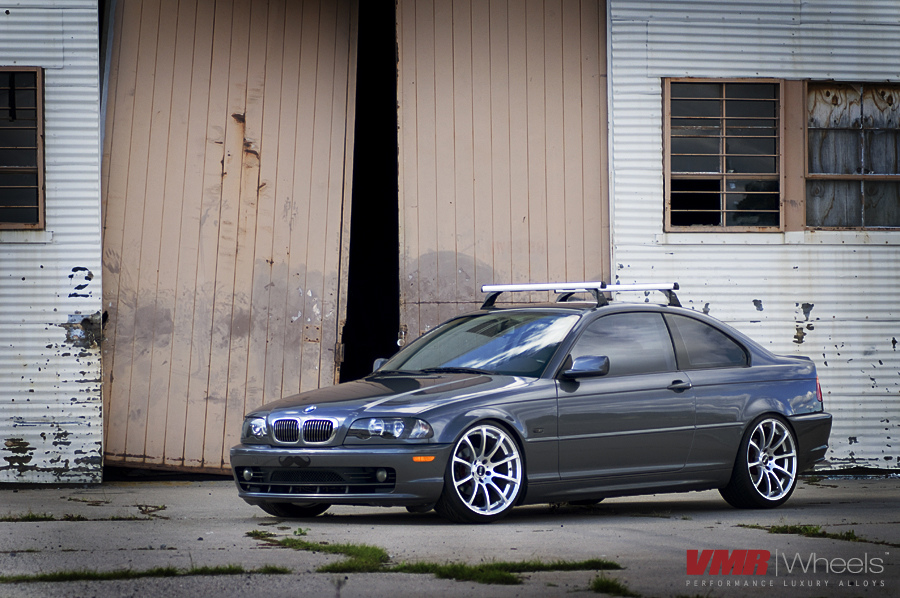 VMR Wheels V701 Advan RS Style Hyper Silver on 323Ci