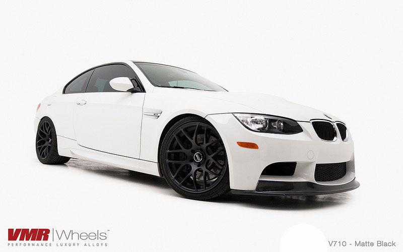 VMR Wheels V710 Non Staggered 18inch E92 Matte Black