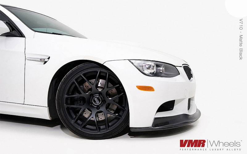 VMR Wheels V710 Matte Black 18inch Non Staggered E92