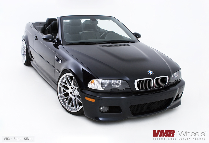 VMR Wheels VB3 CSL Replica 19" Silver on E46 M3