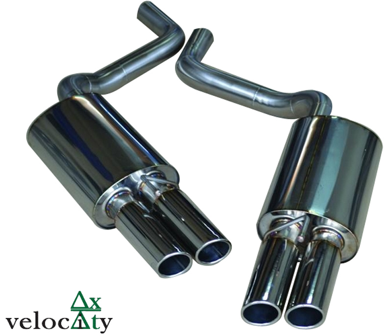 Velocity AP Jaguar XJ Supercharged Sports Exhaust System View 1