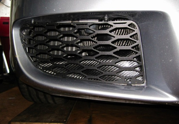 b5 rs4 air inlet grilles installed