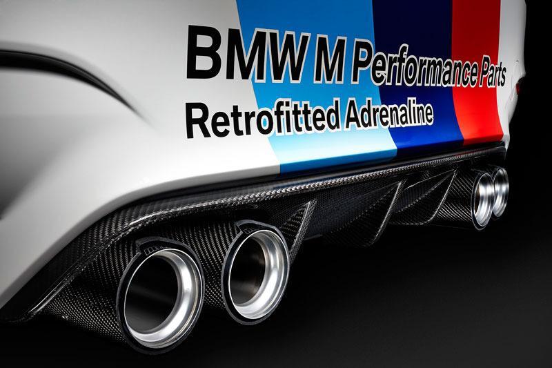 BMW M Performance Carbon Fiber Rear Diffuser Splitter Bumper Garnish