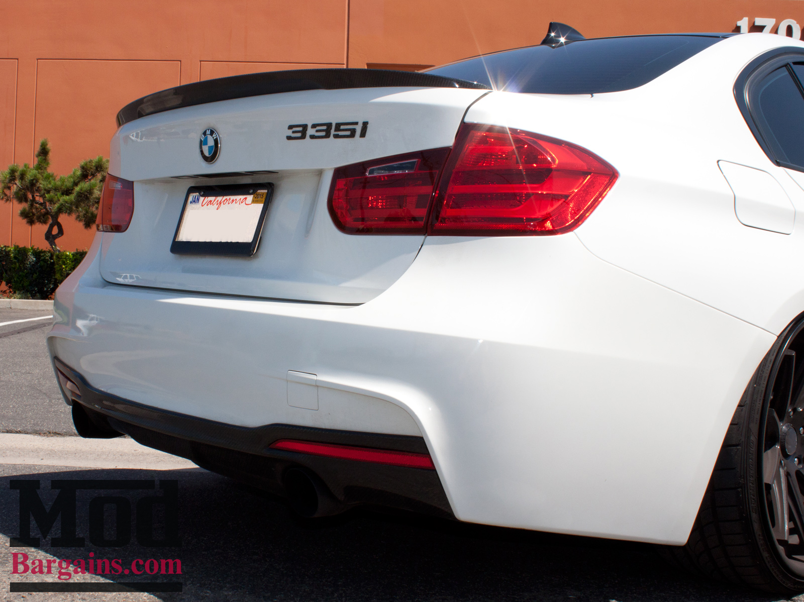 Gloss Black M-Performance Boot Spoiler For BMW 3 Series 2012-2018