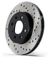 StopTech Drilled Rotors: Mustang V6/GT/Boss/GT500