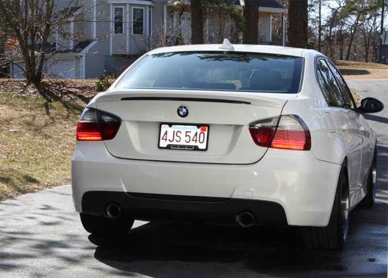 **MTech MSport Style Rear Bumper for 2006-11 BMW 328i/335i Sedan [E90] Single/Dual Exhaust