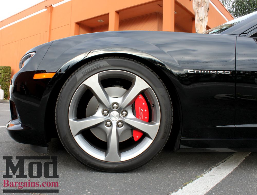 MGP Caliper Covers for 2010-14 Chevrolet Camaro SS [5th Gen F-Body] Installed